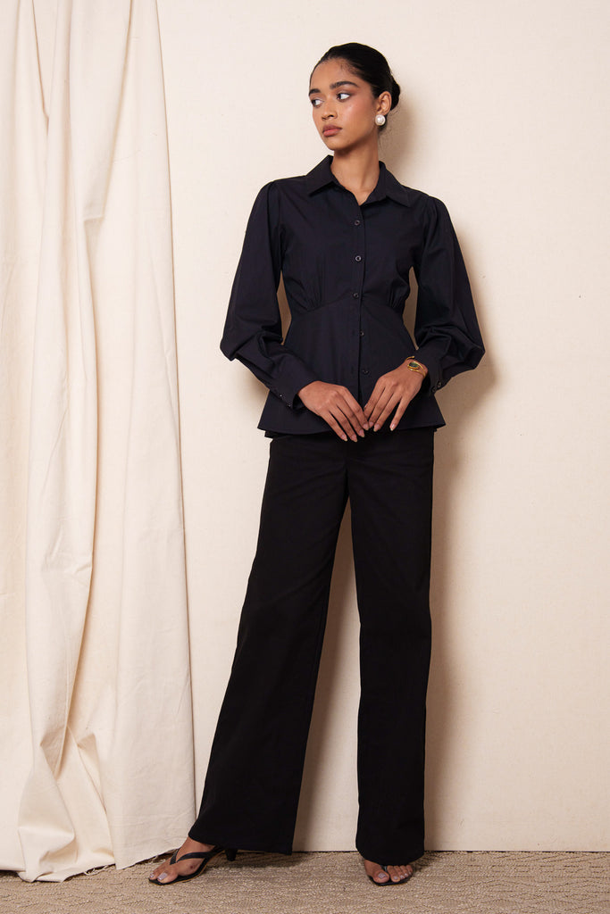 LINITA SHIRT BLACK | Maia
