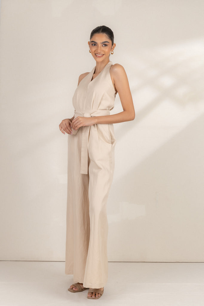 MALIE JUMPSUIT BUTTER