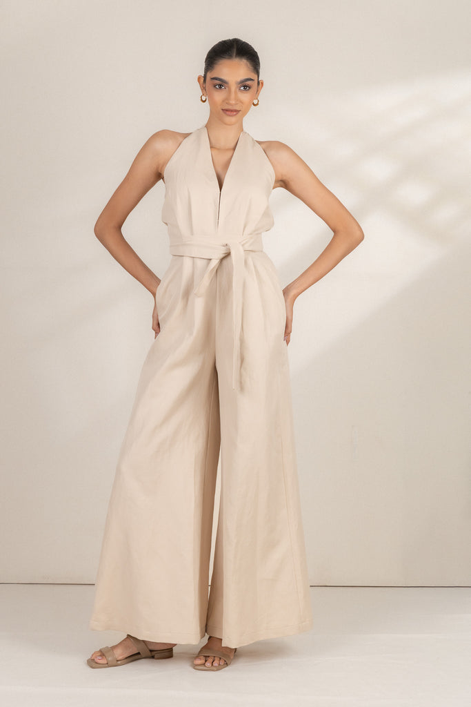 MALIE JUMPSUIT BUTTER