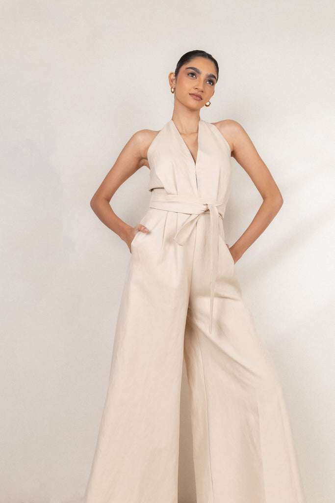 MALIE JUMPSUIT BUTTER