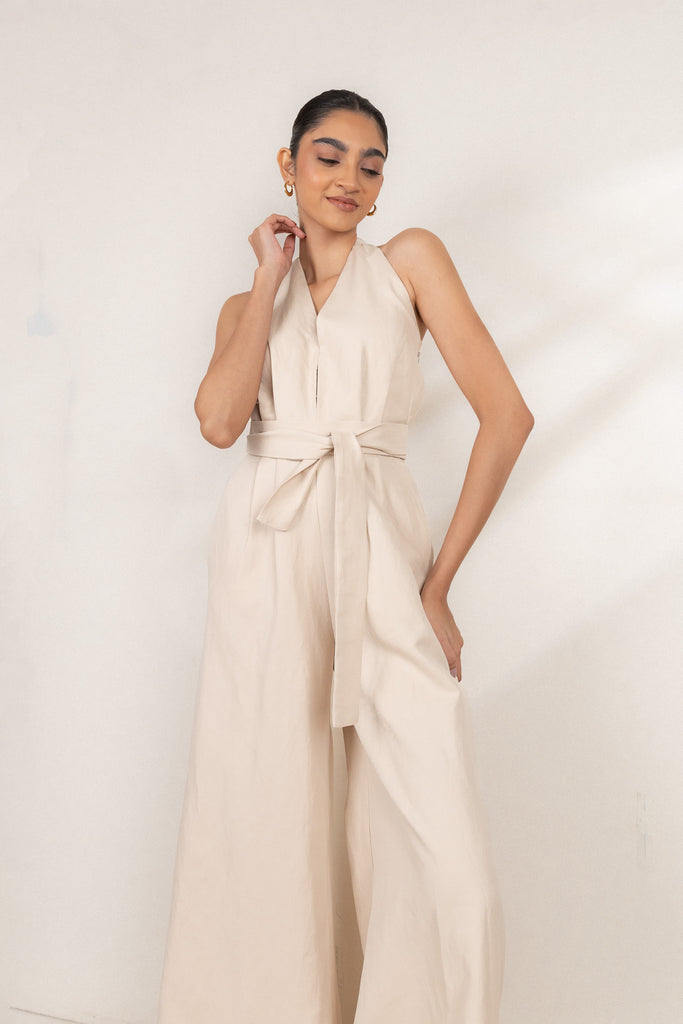 MALIE JUMPSUIT BUTTER