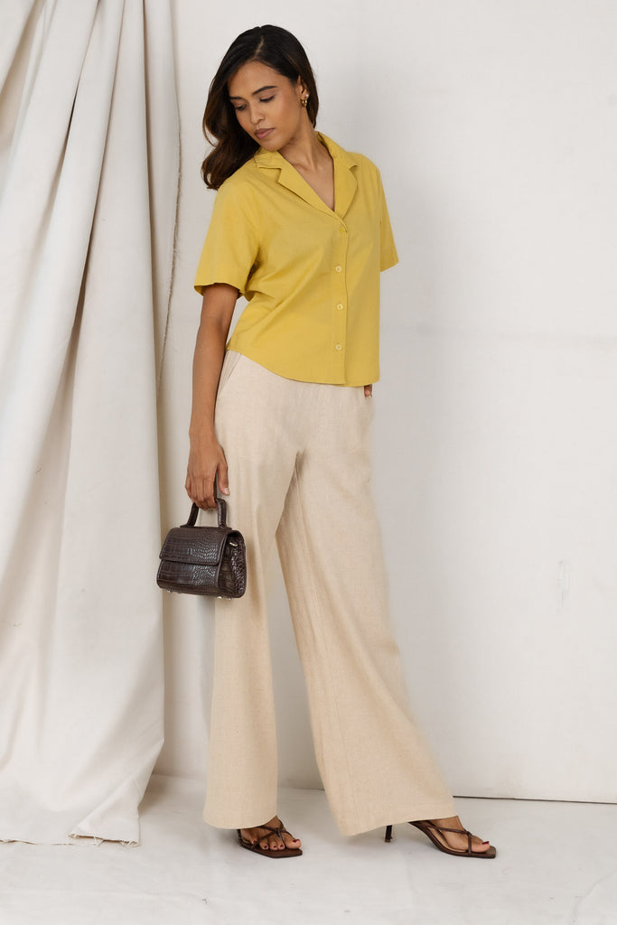 DHALIA SHIRT SAFFRON