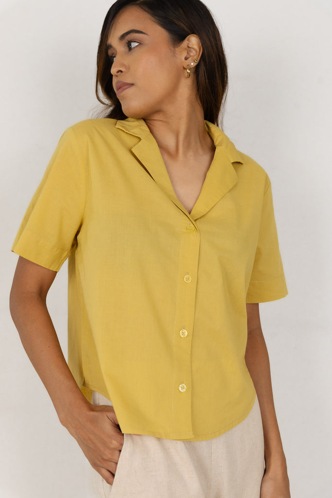 DHALIA SHIRT SAFFRON