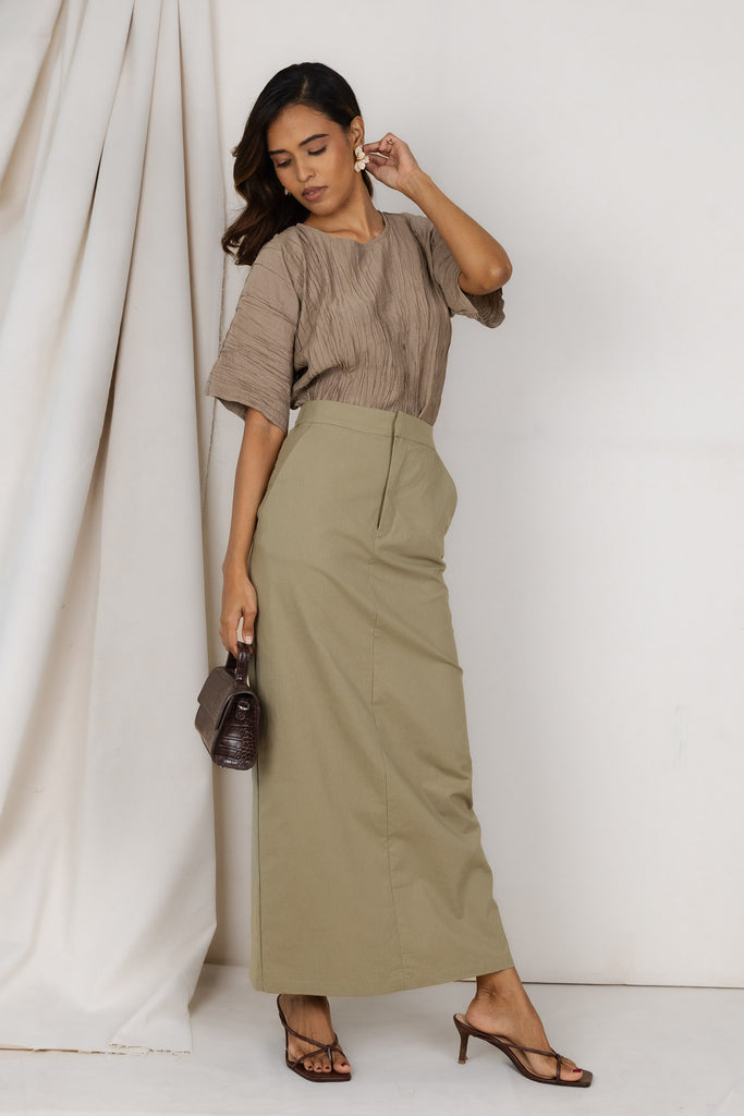 DARIA SKIRT SAGE