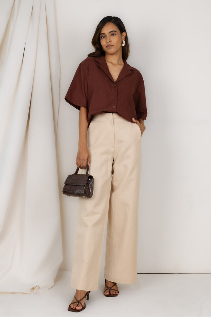 JUNE SHIRT WALNUT